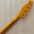 Import Canadian maple 20 fret TL bass neck part rosewood fingerboard 4 string bass guitar  neck replacement yellow gloss from China