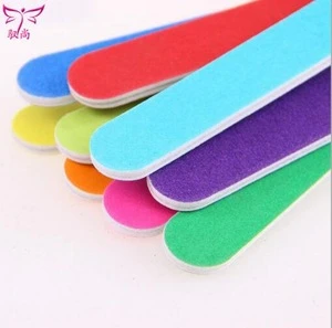 Candy color monochrome double-sided nail file / polished bar / grinding and breaking nail polish tool