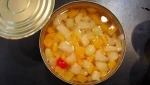 canned fruit cocktail