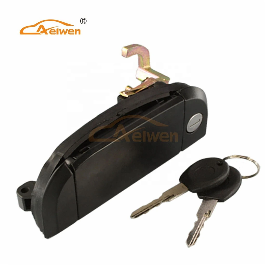 Car Right Side Auto Door Handle Black With Lock And Keys Used For Vw OE No. 701837206
