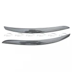 Carbon Fiber Car Stickers Eye lids Front Headlight Eyebrows For BMW E92 E93 M3 Headlamp 2007-2012