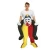 Import Carnival Funny People Carry Me Ride On Clown Donald Trump Novelty MR Scotsman Shoulder&#39;s Dress up Mascot Costumes for Adults from China