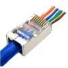 Cat5E Cat6 Network STP FTP Shielded Gold plated Contact Ethernet RJ45 Connector