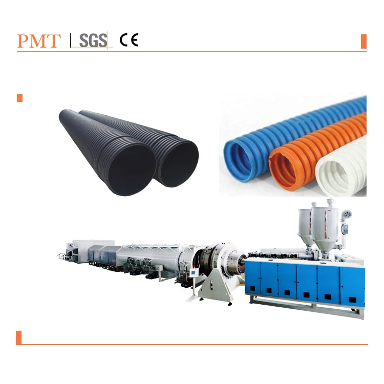 Ce Certification And New Condition Pvc/pe Plastic Processed Single Wall Corrugated Pipe Making Machine / Production Line