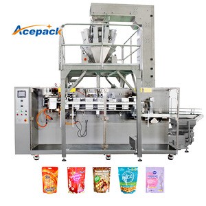 CE-Certified Prefabricated Zipper Bag Sachet Candy Dried Fruit Peanut Tea Horizontal Packaging Machine