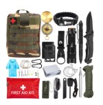 CE, FDA Tactical Molle Pouch Medical Utility Bag Trifold?Camping medical kits with first aid equipment