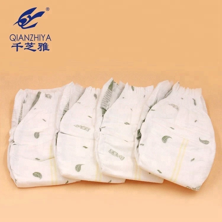 Certificated European Japanese mom wholesale useful soft organic baby un cloth Mingrenbaby OEM pant merries diaper