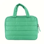 CHANGRONG Custom lightweight Nylon quilted puffer laptop bag for men women