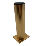 Cheap furniture price Aluminum alloy sofa leg furniture leg Bathroom cabinet feet gold finish