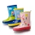 Import cheap printed kids anti-slip rubber rain boots for kids wholesale from China