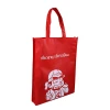 Cheap Red Color Non Woven Shopping Grocery Tote Bag For Christmas Gift Bag Guangzhou Supplier