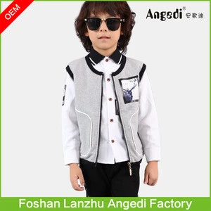 children clothing 2016 cheap kids waistcoat fashionable Autumn vest