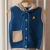 Import Children&#039;s Pocket Waistcoat Knitted Button Up Vest With Hood from China