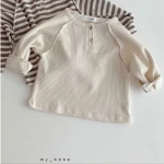 Childrens Simple T-shirt boy And girl Loose Casual Top Baby Boy T Shirt