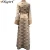 Import china clothing OEM Abaya Dubai Browns Open front long wide sleeves Pop up buttons islamic Flower Applique details muslim abaya from China
