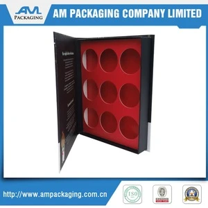 china luxury rigid cardboard food packaging gift cupcake boxes