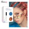 China Manufactory Makeup Face Glitter Chunky Holographic Body Glitter with Glitter Primer Gel for Carnival