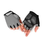 China Manufacturer Top Quality Luxury Silicon Printing Palm Cycling Gloves