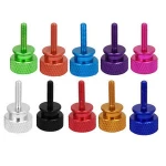 China Supplier CNC Precise Fully Threaded Knurled Thumb Screws For Optical Disc Drive