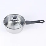 China Wholesale best price camping stainless steel cookware set with Frying pan hotcase casserole stock pots Milk pan
