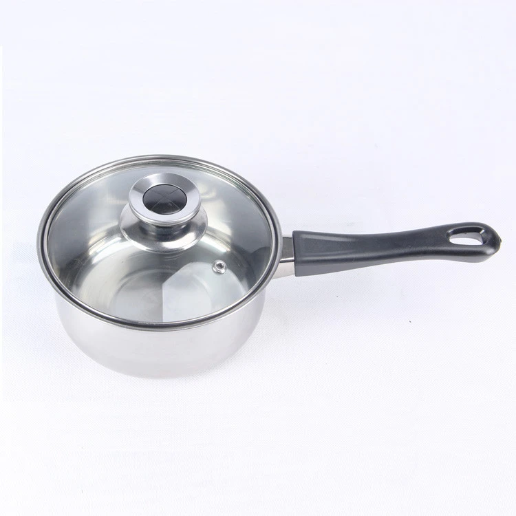 China Wholesale best price camping stainless steel cookware set with Frying pan hotcase casserole stock pots Milk pan