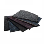 Chinese Factory Damping Rubber Fitness Flooring Gym Interlocking Rubber Tiles