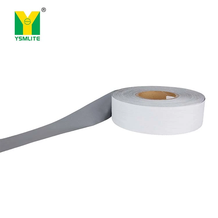 Chinese Factory Hot Sale Silver Light Reflective Material Tape For Clothing