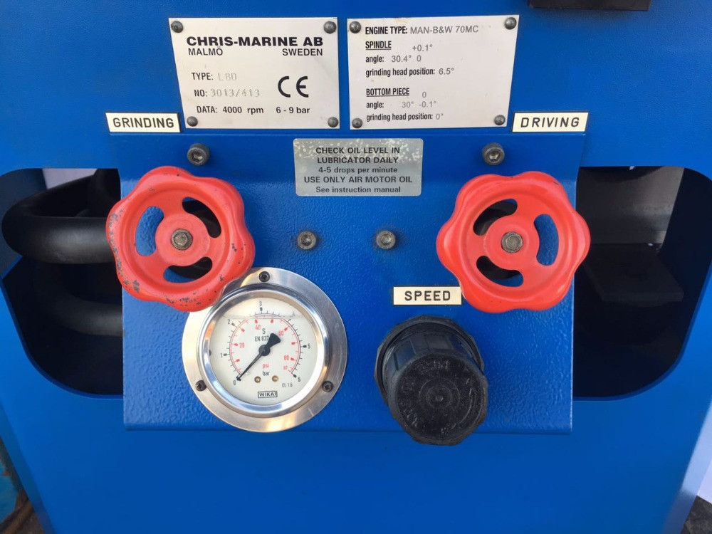 Chris Marine Type:-LBD Pneumatic Air Operated Valve Grinding Machine for Ship Diesel Engine