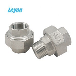 Class150 hydraulic fitting Stainless steel male&amp; female NPT threaded flat Union