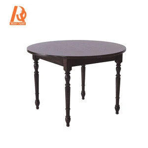 Classic style console restaurant dining oak table