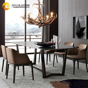 Classical Italian Design Modern Wood Grace Dining Chair with Armrest