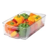 Clear freezer organizer/ fridge storage bin/refrigerator drawer