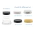 Import Clear Glass 7 ml Thick Wall Airtight Small Balm Sample Wax Concentrate Jars with White Foam Lined Smooth Lids from China