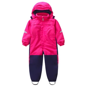 clothing manufacturer polyester fabric snowsuit for children