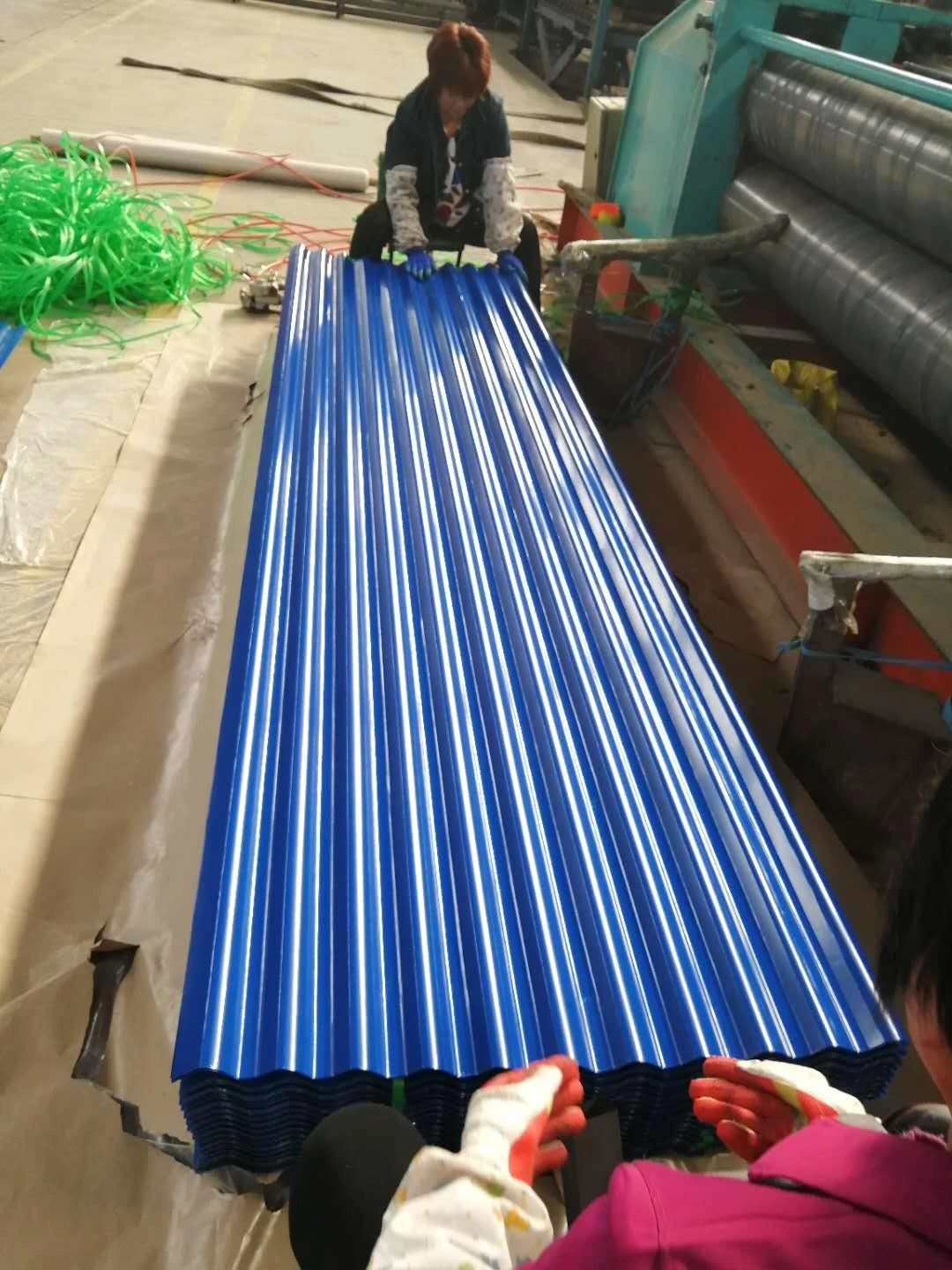 color corrugated sheet, roofing metal panel color coated iron sheet, ppgi roofing sheet