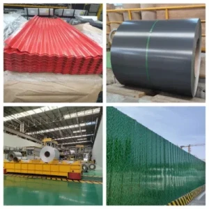 Color Prepainted Corrugated Steel Roofing Sheet Price Aluminum Zinc Roofing Sheets PPGI Roofing Sheet