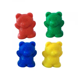 Colorful bear math manipulative counters toy