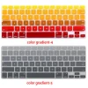 colorful keyboard skin for Macbook soft silicone keyboard protector for Macbook keyboard cover for Macbook