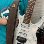 Comfortable guitar belt electric and acoustic guitar strap leather ends adjustable length SOLDIER brand