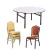 Commercial folding Conference Meeting Table with melamine wood top