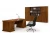 Import Commercial Furniture General Use and Panel Wood Style modern office desk black from China