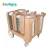 Import Commercial Restaurant Kitchen Plastic Rotomold Plate Storage Tolley Cart Adjustable Dish Dolly from China