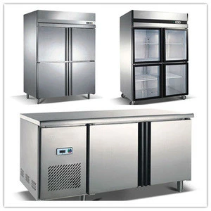 Commercial Stainless Steel Upright Refrigerator And Freezer