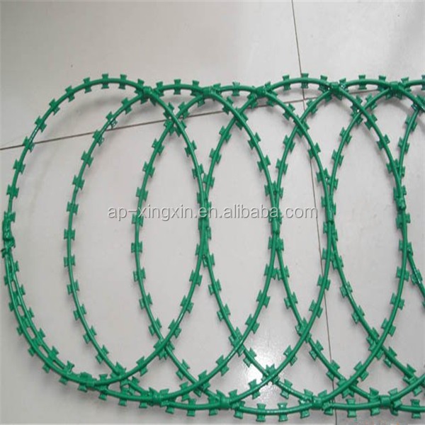 concertina types of barbed wire