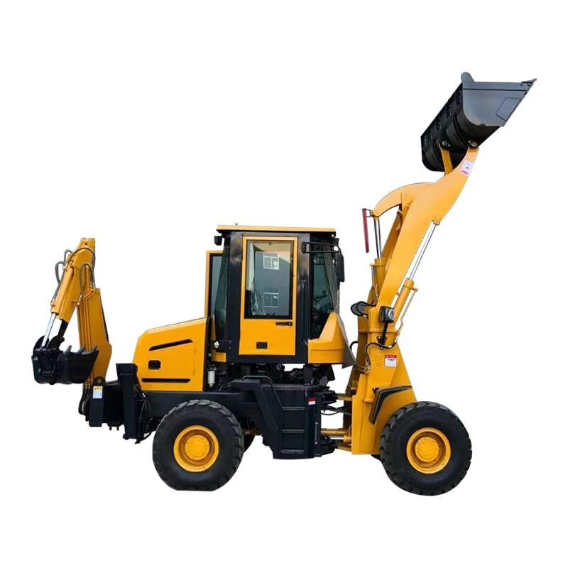 Construction machinery front shovel back digger dual purpose backhoe loader