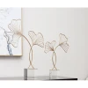 Creative European model room soft decoration living room TV cabinet office ginkgo leaf dekore home decoration