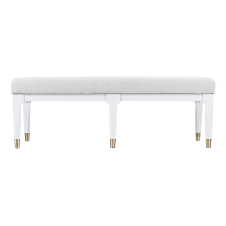 Custom 16 year manufacturer modern style living room bedroom upholstered bench