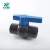 Import Custom design 1/2-4 inch pvc blue handle compact ball valve for water from China