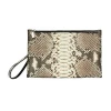 Custom design luxury quality elegant genuine python skin leather clutch evening bag