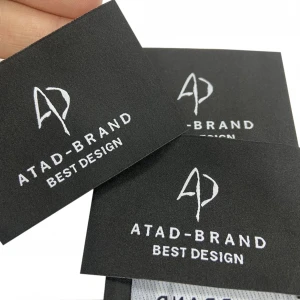 Custom High Quality Woven Tags Main jacquard Label tags For Clothing